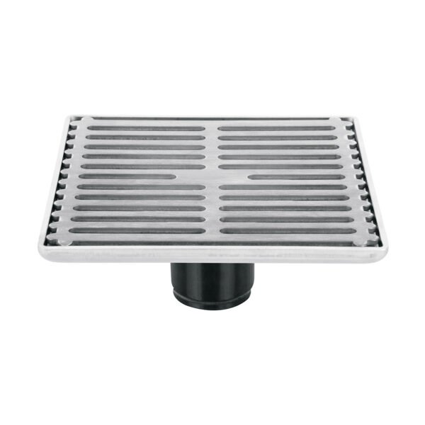 Resumidero cuadrado de acero inoxidable 6 x 6 Foset 46048