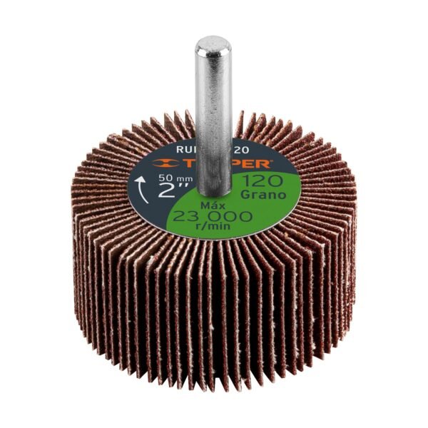 Rueda flap de 2 grano 120 Truper 13039