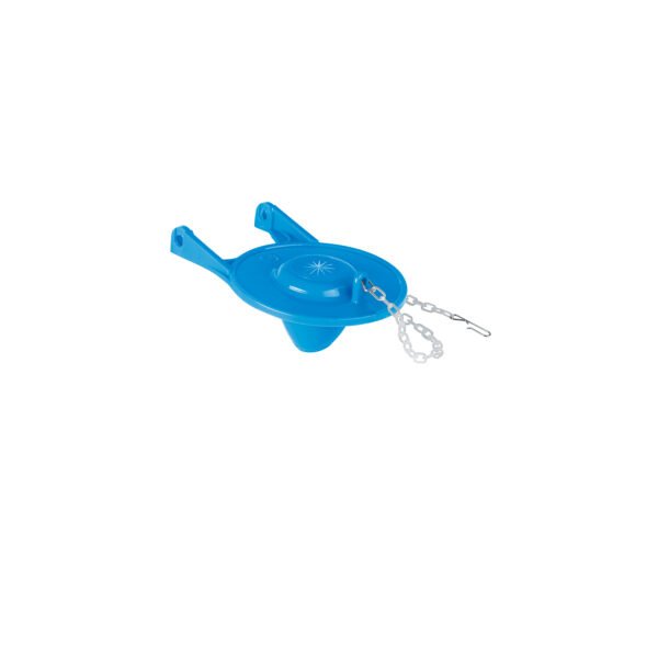 Sapo 3 para WC PVC azul cadena plástica Foset 40172