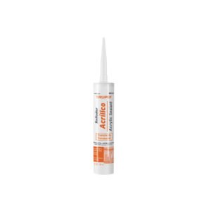 Sellador acrilico de 280 ml transparente Truper 18569