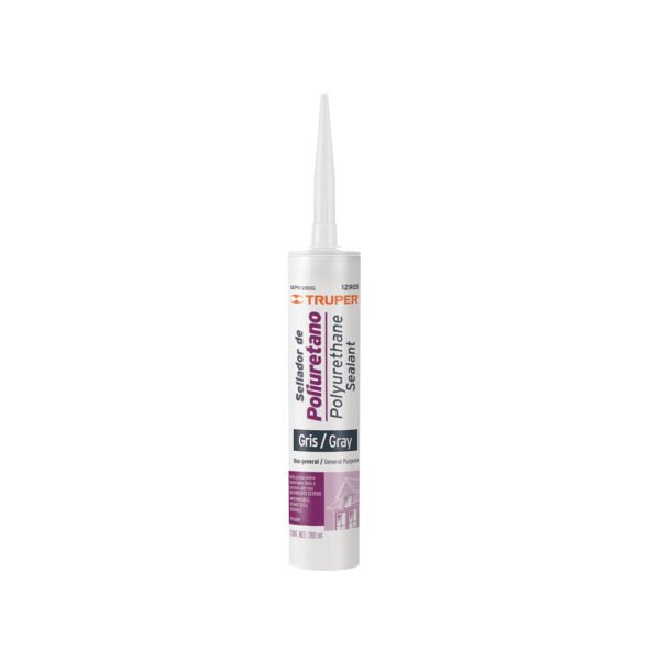 Sellador de poliuretano de 280 ml gris Truper 12905