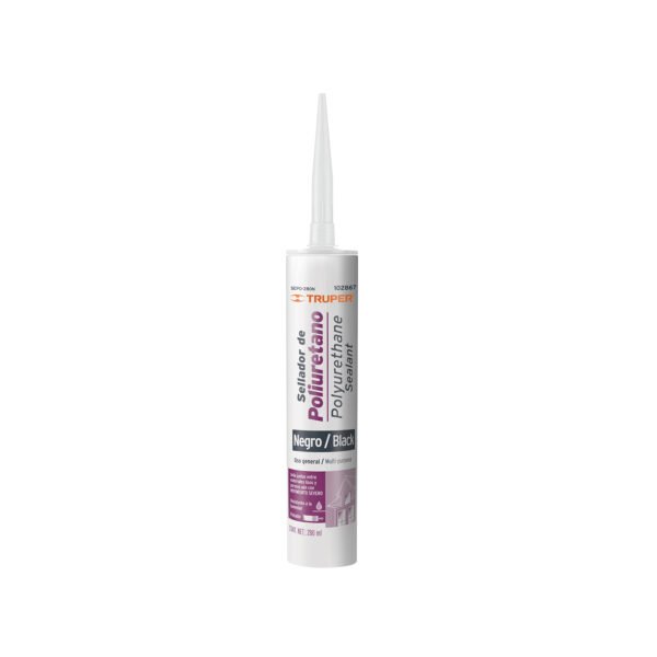 Sellador de poliuretano de 280 ml negro Truper 102867