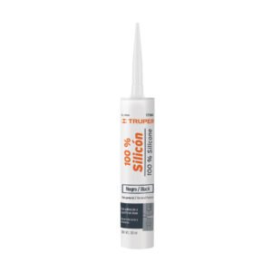 Sellador negro 100% silicón de 280 ml Truper 17561