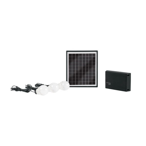 Sistema de iluminación Solar 6 W con 3 lámparas LED VOLTECK 45870