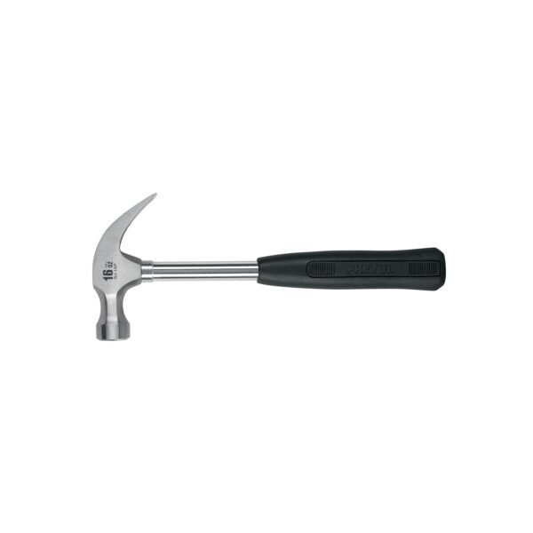Martillo pulido 16 oz uña curva mango tubular Pretul 22270