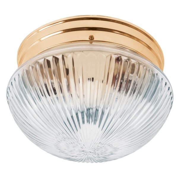 Luminario decorativo 15x24 cm pantalla cristal s/lámparas 46627