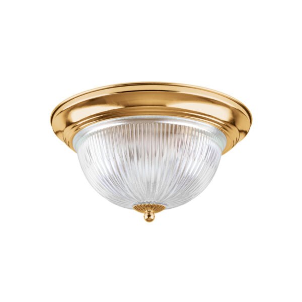 Luminario decorativo 15x28 cm pantalla cristal s/lámparas 46626