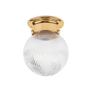 Luminario decorativo 19x16 cm pantalla cristal sin lámpara 46628