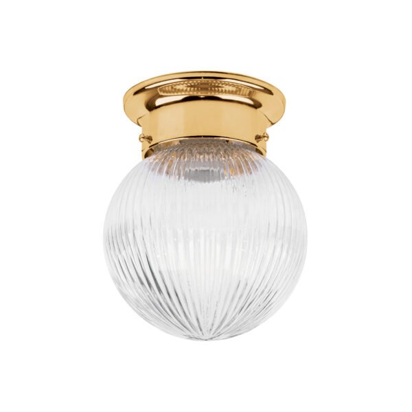 Luminario decorativo 19x16 cm pantalla cristal sin lámpara 46628