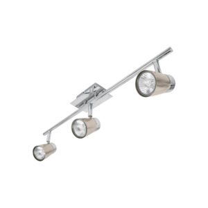Luminario de sobreponer con 3 spots base GU10 Volteck 48434