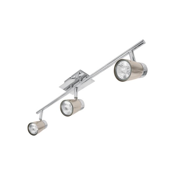 Luminario de sobreponer con 3 spots base GU10 Volteck 48434