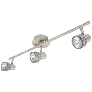 Luminario de sobreponer con 3 spots base GU10 Volteck 48442