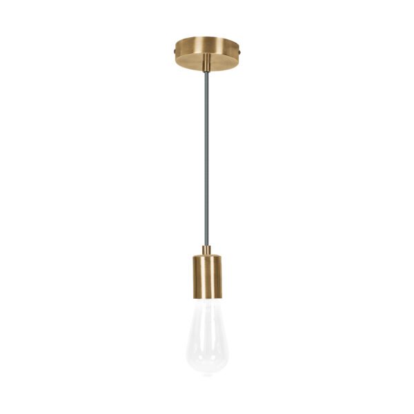 Socket colgante metálico hierro antiguo VOLTECK 45673