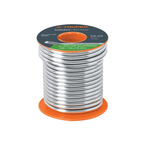 Soldadura sólida 1/2-1/2 para tubería de baja presión 450 g 12283