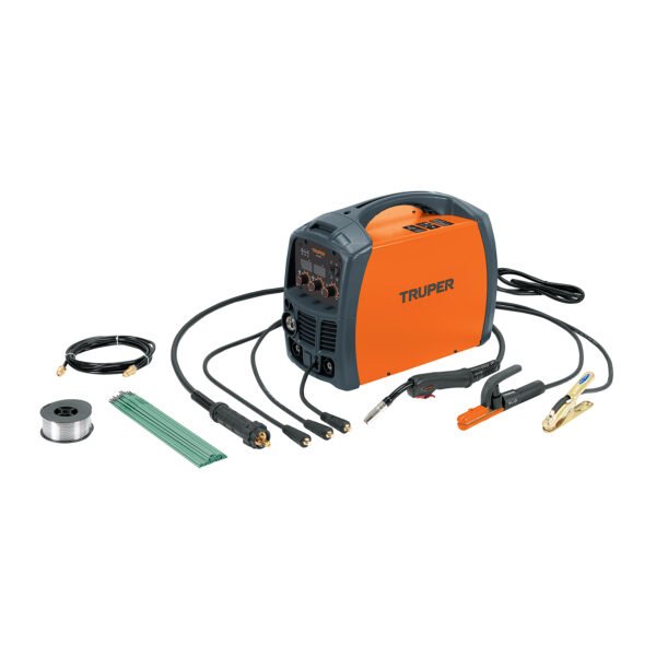Soldadora para microalambre y electrodo 130A TRUPER 13191