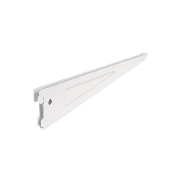 Ménsula plana blanca para cremallera doble 32cm Fiero 47715