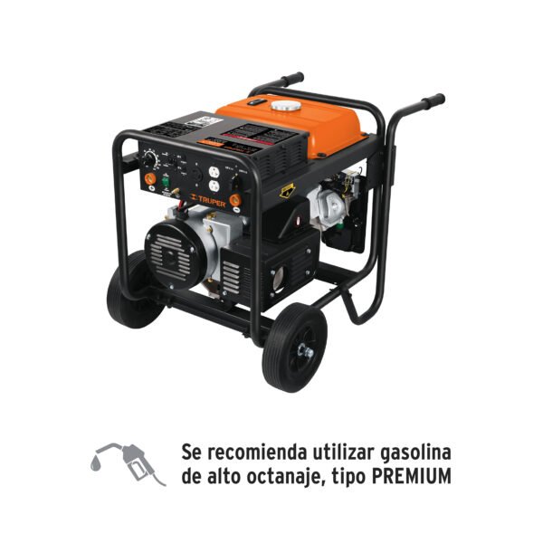 Soldadora a gasolina 145 A con generador Truper 14358