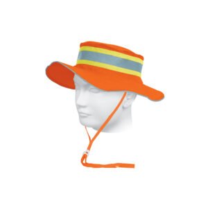 Sombrero naranja alta visibilidad con reflejante Truper 14009