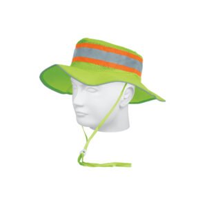 Sombrero verde alta visibilidad con reflejante Truper 14010