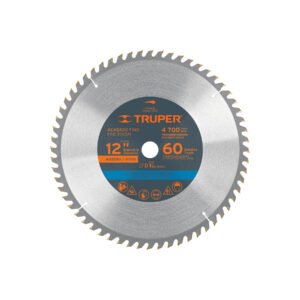 Disco sierra 12 para madera 60 dientes centro 1 Truper 18312