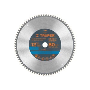 Disco sierra 12 para aluminio 80 dientes centro 1 Truper 12685