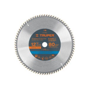 Disco sierra 12 para madera 80 dientes centro 1 Truper 12684