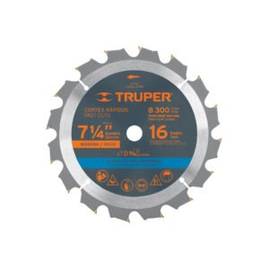 Disco sierra 7- 1/4 para madera 16 dientes centro 5/8 18298
