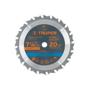 Disco sierra 7- 1/4 para madera 20 dientes centro 5/8 18299