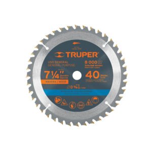 ST-740.jpg Disco sierra 7- 1/4 para madera 40 dientes centro 5/8 18301