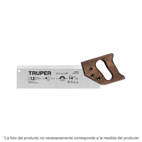 Serrucho de costilla 12 Diamante 9 DPP TRUPER 18165