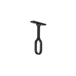 STO-5N.jpg Soporte negro para tubo ovalado de closet HERMEX 46586
