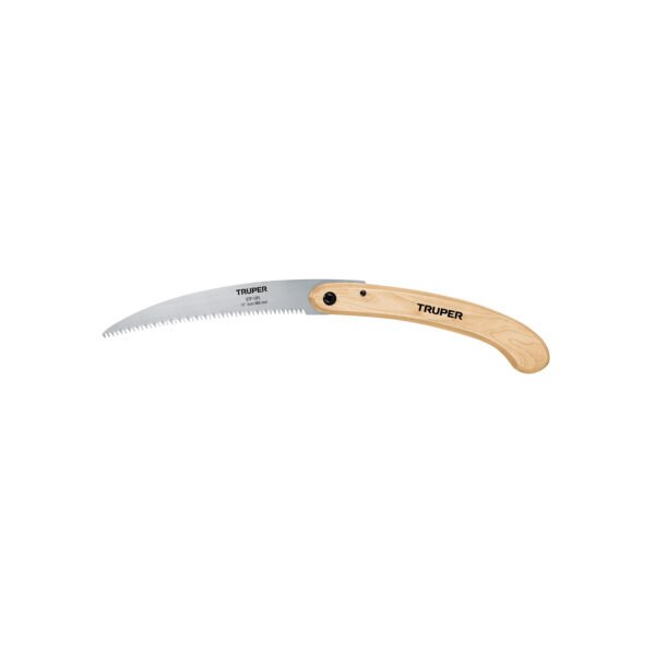 Serrucho plegable 10 hoja curva 6 DPP mango madera Truper 18178