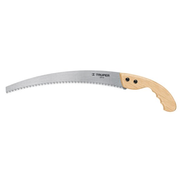 Serrucho de poda 14hoja curva6 DPP mango madera TRUPER 18172