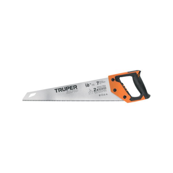 Serrucho Rapid 18 7 DPP mango Comfort grip Truper 101868
