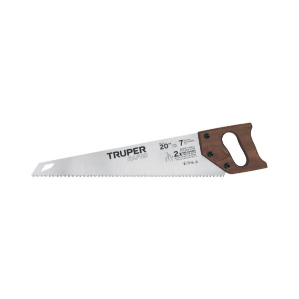 Serrucho Rapid 20 7 DPP mango de madera Truper 102951