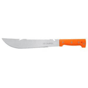 Machete rambo 12 cacha remachada naranja TRUPER 100654