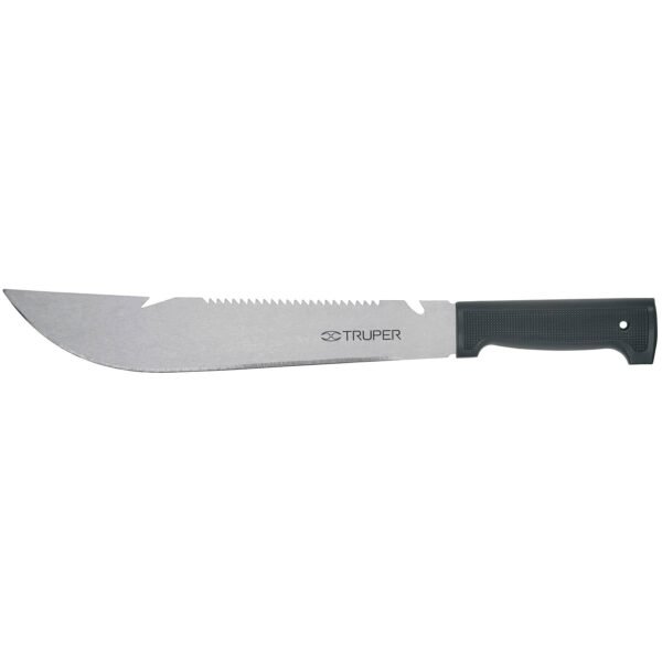 Machete rambo 12 cacha inyectada negra TRUPER 100655