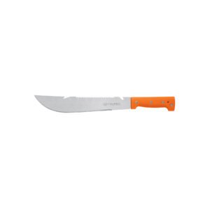 Machete rambo 12cacha remachada naranja con funda TRUPER 15890