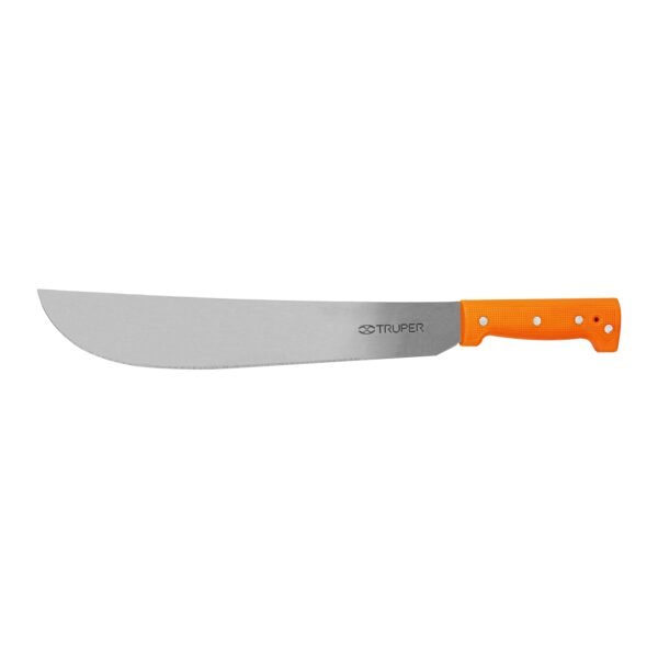Machete estándar 14 cacha naranja remachada Truper 15883