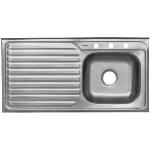 Tarja de sobreponer 100x50cm tina derecha Foset Basic 47029