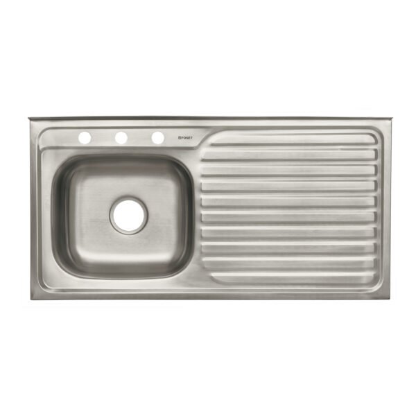 Tarja de sobreponer 100x50cm tina izquierda Foset Basic 47028