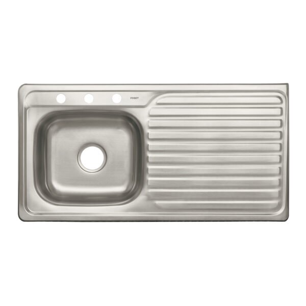 Tarja de empotrar 100x51cm tina izquierda Foset Basic 47020