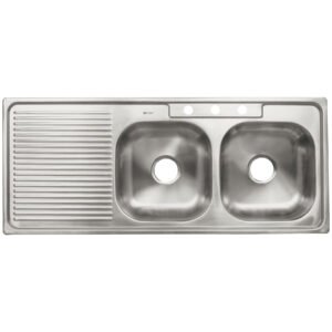 Tarja de empotrar 120x50cm doble tina derecha Foset Basic 47023