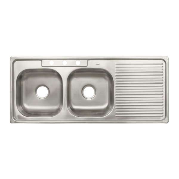 Tarja de empotrar 120x50cm doble tina izquierda Foset Basic 47022