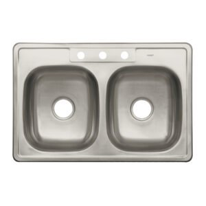 Tarja de empotrar 84x56cm doble tina Foset Basic 47024