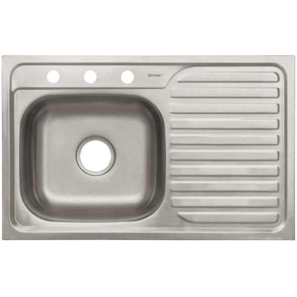 Tarja de empotrar 80x50cm tina izquierda Foset Basic 47018