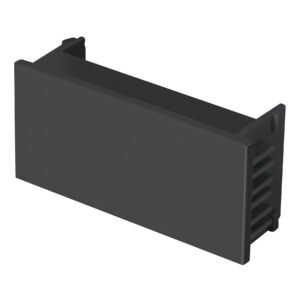 Tapón ciego 1 módulo línea Española color negro Volteck 47996