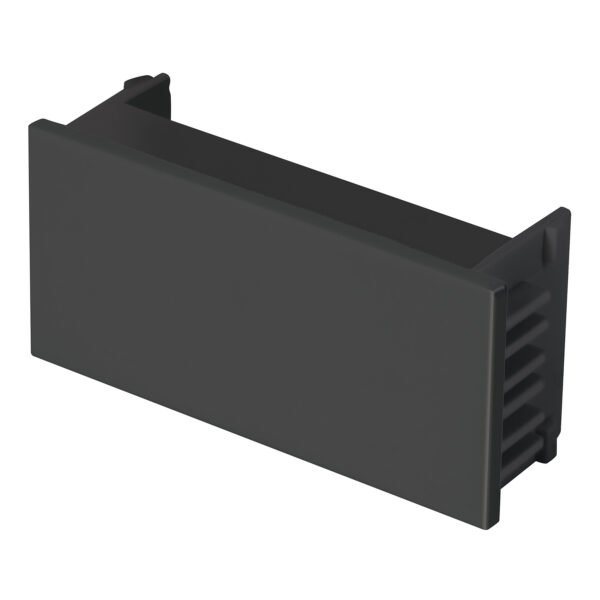 Tapón ciego 1 módulo línea Española color negro Volteck 47996
