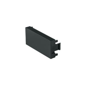 Tapón ciego negro de 1 módulo línea Lisboa Volteck 47885