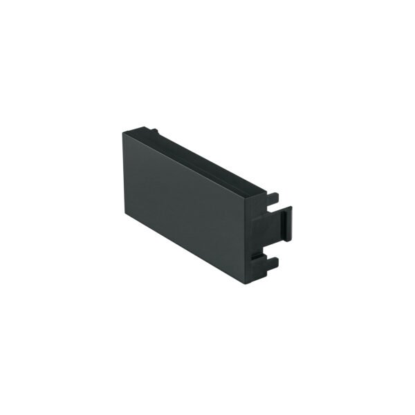 Tapón ciego negro de 1 módulo línea Lisboa Volteck 47885